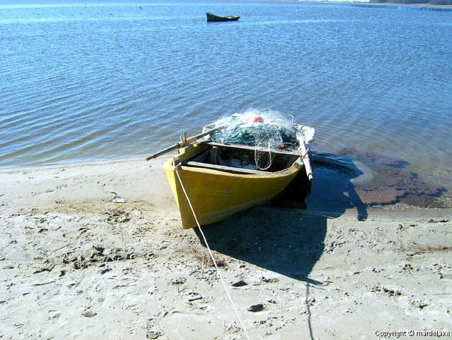 Embarcacin de la Laguna de Rocha